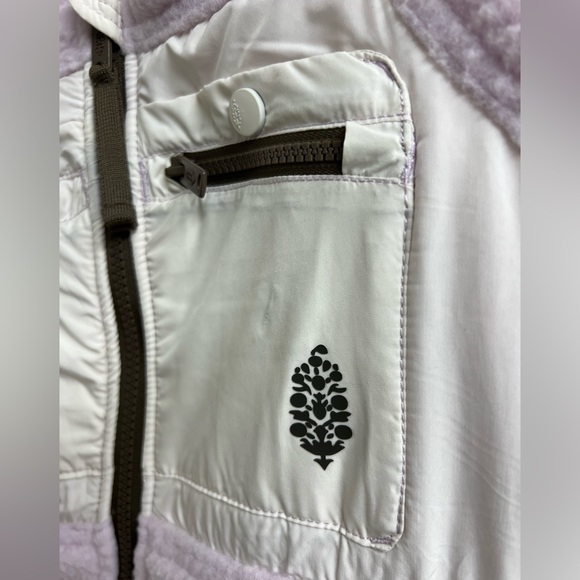 Free People Movement Hit the Slopes High Pile Fleece Snow Bibs Sz Xs - Picture 8 of 16